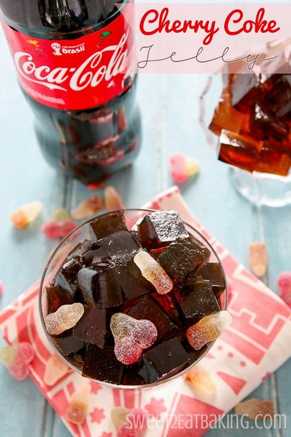 Cherry Coca-Cola-Gelee (Jello) Jigglers Rezept