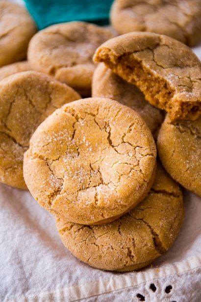 Chewy Brown Biscuits au sucre - Sallys cuisson Addiction