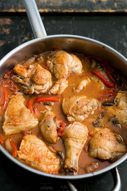 Poulet cacciatore (poulet chasseur de style) Recette