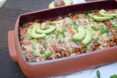 Huhn Enchiladas Rojas mit Hausgemachte Enchilada Sauce, Pamela Salzman - Rezepte