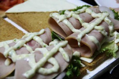 Huhn-Schinken-Sandwich-Rezept
