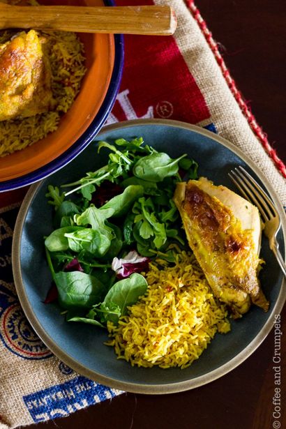 Huhn Kabsa, Saudi-Stil Huhn und Reis - Kaffee und Kuchen