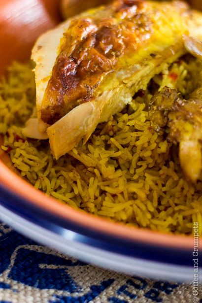 Huhn Kabsa, Saudi-Stil Huhn und Reis - Kaffee und Kuchen