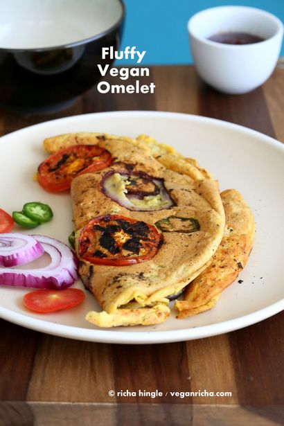 Kichererbsenmehl Vegan Omelette