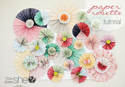 Chic papier Rosette Tutorial