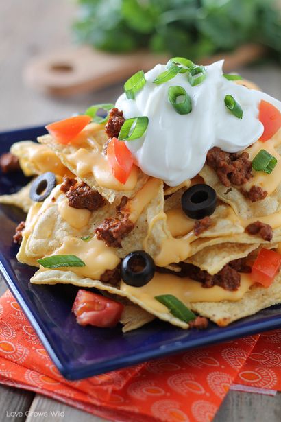 Chili Cheese Nachos - Liebe wächst wild