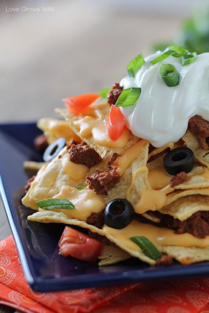 Chili Cheese Nachos - Liebe wächst wild