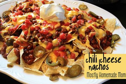 Chili Cheese Nachos, meistens Selbst gemachter Mom