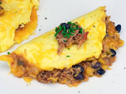 Chili Fromage Omelette Recette