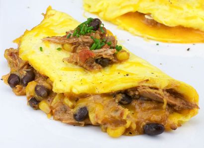 Chili Fromage Omelette Recette