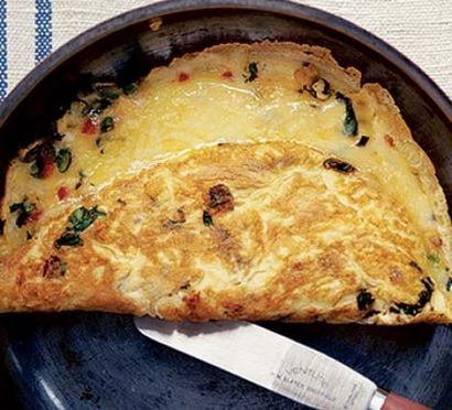 Chili recette omelette au fromage, BBC Good Food