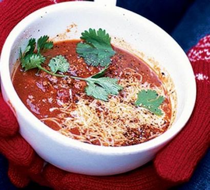 recette de soupe chili con carne, BBC Good Food