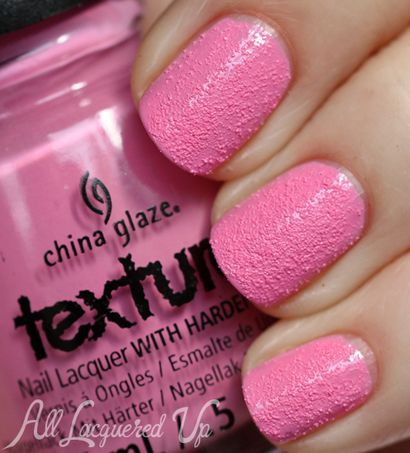 China Glaze Texture Nail Polish nuanciers - Tous Laqué Up revue