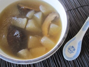 Soupe de melon d'hiver chinois (Tung Qwa), Bebe Amour Okazu