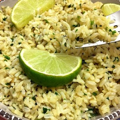 Chipotle Lime riz Coriandre (blanc ou brun) Copycat Recette - Chefs cuisiniers Melanie