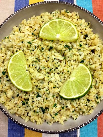 Chipotle Lime riz Coriandre (blanc ou brun) Copycat Recette - Chefs cuisiniers Melanie