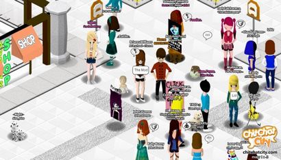 Chit Chat City - mondes virtuels pour les adolescents