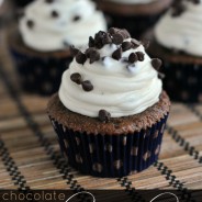 Chocolate Chip Cheesecake Cupcakes - Shugary Sweets