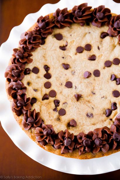 Chocolate Chip Cookie Cake - Sallys Backen Sucht