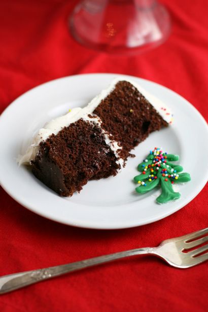 Chocolat Arbre de Noël gâteau - Maman aime la cuisson