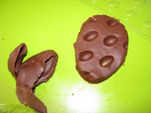Chocolat pâte à modeler Oeufs de Pâques, Apprentissage 4 enfants