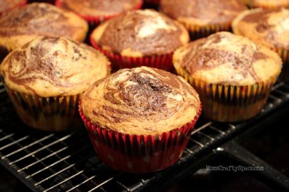 Chocolat Vanille tourbillonné anniversaire Cupcakes - Le bonheur est fait maison