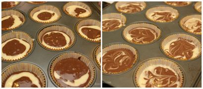 Chocolat Vanille tourbillonné anniversaire Cupcakes - Le bonheur est fait maison