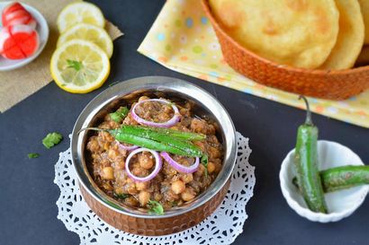 Chole Bhature Rezept, schnell und lecker chole bhature Rezept