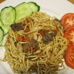 Chow Mein style guyanais