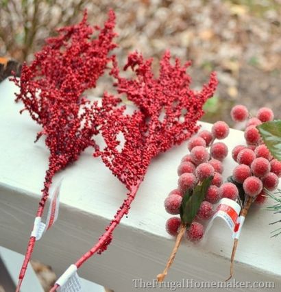 Grapevine Noël - couronne à feuilles persistantes (faite avec des boutures d'arbres libres!) - Le Frugal Homemaker