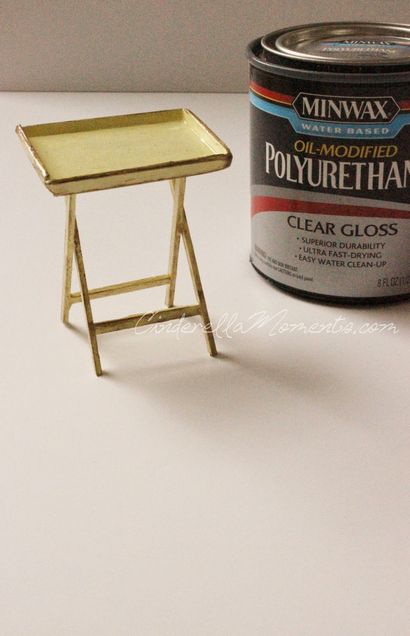 Cinderella Moments Puppen Miniatur Tray Table Tutorial