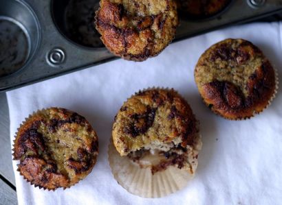 Brioche à la cannelle Muffins à l'aide de farine de noix de coco