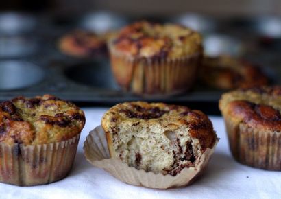 Zimtschnecke Muffins Kokosnußmehl mit