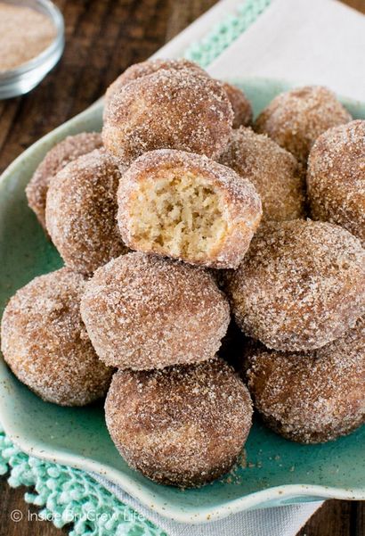 Cannelle Sucre Pomme Donut Holes - A l'intérieur BruCrew vie