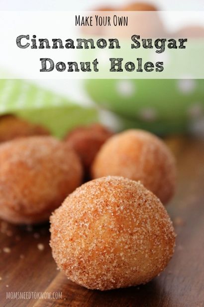 Zimt-Zucker Donut Holes, Easy Donut Rezept, Mütter wissen müssen ™