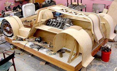 CITY SPORTS CAR COACH WORK BUILD A HOLZ HOLZ DIY ELECTRIC DUNE BUGGY GESTALTET