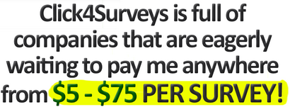 Click4Surveys - Get Cash bezahlte Umfragen zu nehmen!