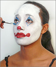 Clown Make-up Tutorial in Boston Kostüme