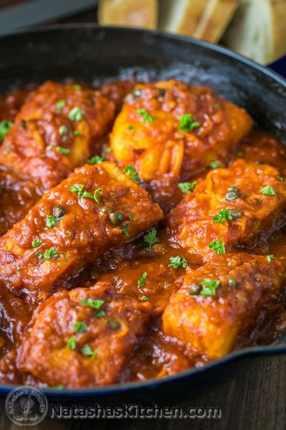 Kabeljau in Tomatensauce, Fisch in Tomatensauce Rezepte