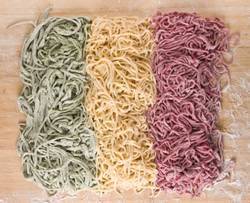 pâtes colorées comment faire différents types de pâtes