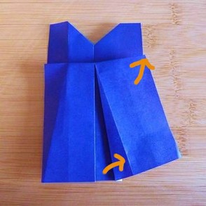 Vollständige Origami Kleid Anleitung