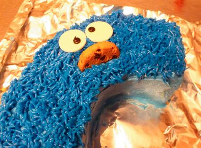 Cookie Monster Cake - Zwei Schwestern Crafting