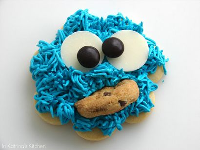 Cookie Monster-Plätzchen-Rezept und Tutorial, In Katrina - s Kitchen