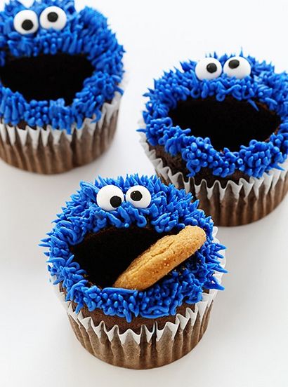 Cookie Monster petits gâteaux - je suis boulanger