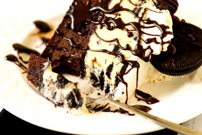 Plätzchen und Sahne Eis Kuchen, Brown Eyed Baker