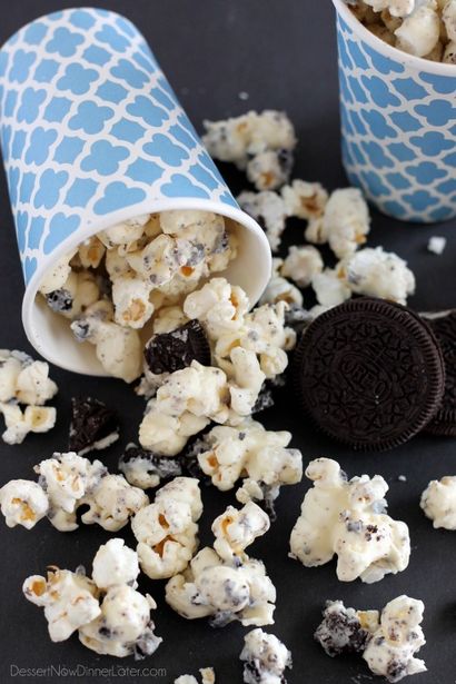 Biscuits et crème Popcorn - Dessert Maintenant, dîner plus tard!