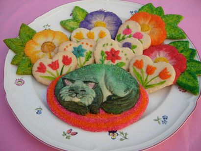 Cookies Comme les chats Shaped Bien sûr! De MoonLight Cookie Art