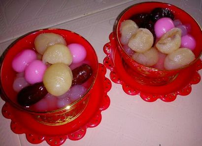 Kochvergnügen rote Datteln, Longan TANG YUAN SWEET SUPPE