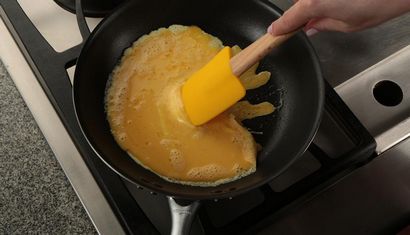 La cuisson du Omelette Parfait