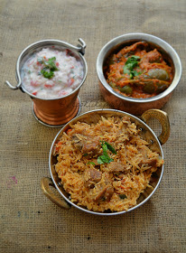 Kochen wie Priya Amma s Mutton Biryani Rezept, südindischen Stil Mutton
